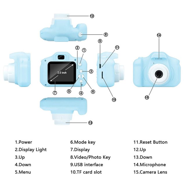 Kids Mini HD Digital Video Camera - Image 4