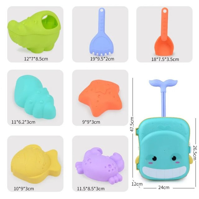 Kids' Summer Beach Sand Play Set - Image 7