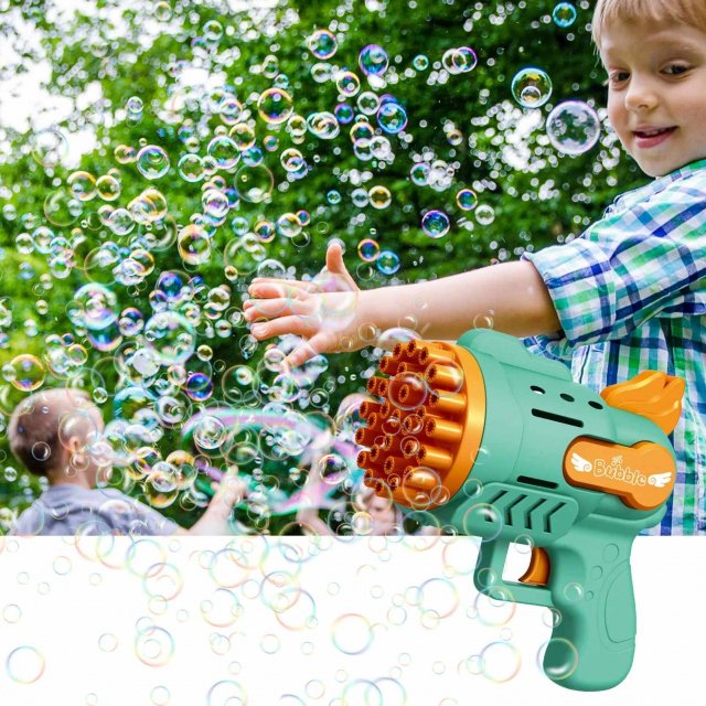 Electric Bubble Machine with LED Lights - Image 5
