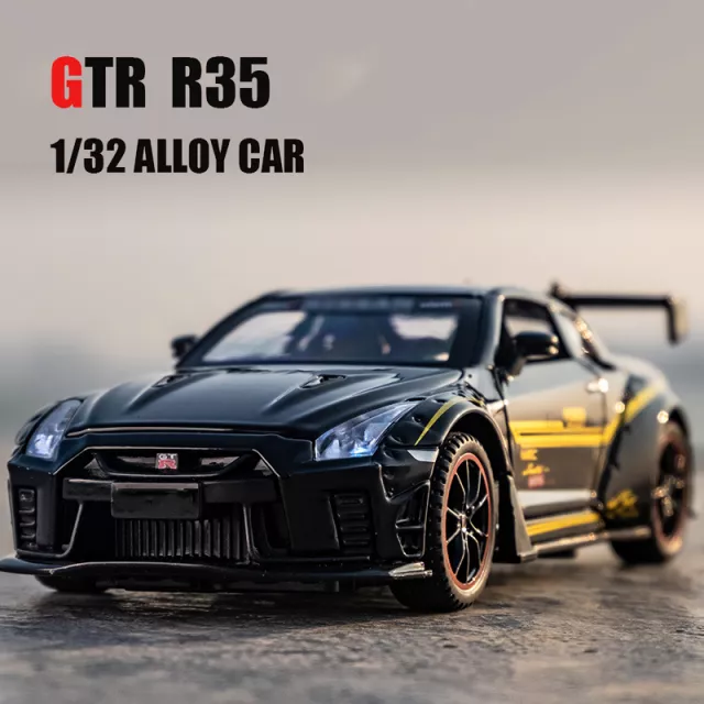 1:32 Scale Diecast Sports Car Model - Skyline R34 R35 - Image 7