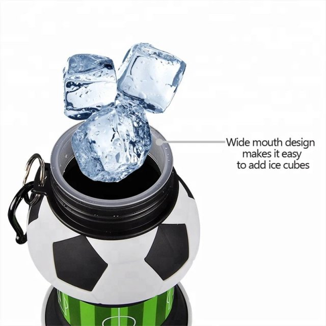 Sporty Foldable Silicone Water Bottle - Image 5