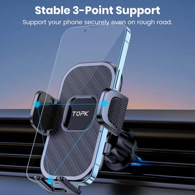 Air Vent Car Phone Mount for Hands-Free Driving - Image 5