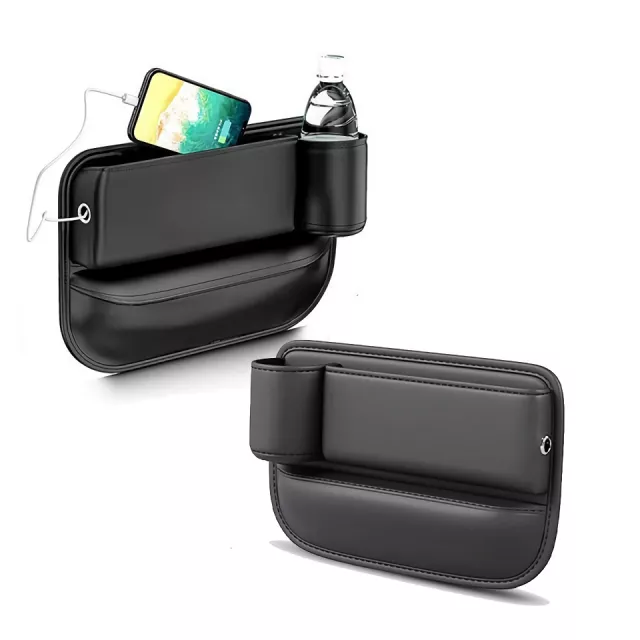 Universal Car Seat Gap Storage Box with Cup Holder - Image 5