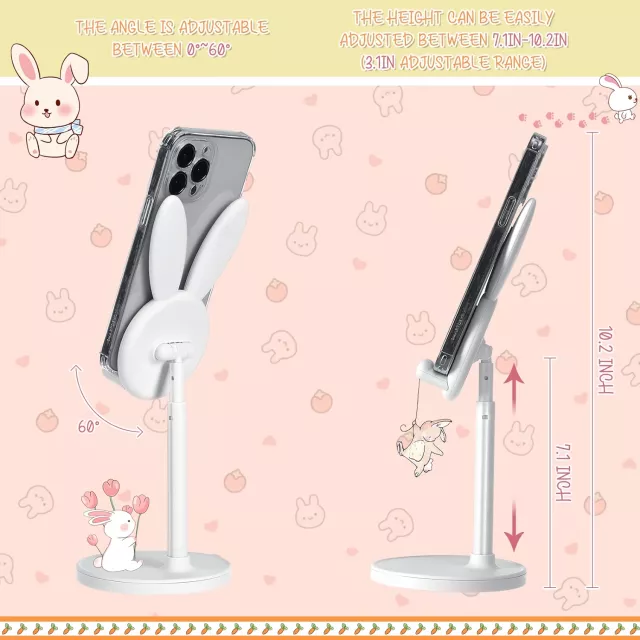 Bunny Desktop Mobile Holder Stand - Image 3