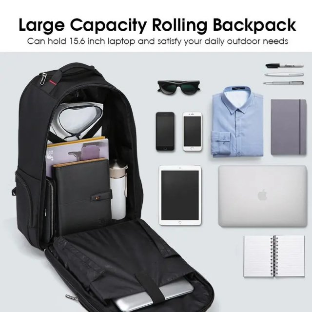Multi-Functional Trolley Backpack: - Image 5