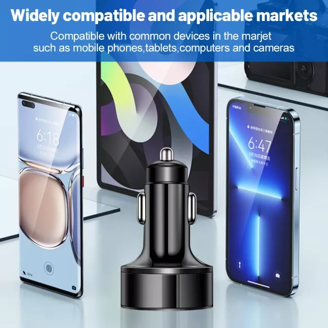 250W LED Car Charger with 5 Ports - Image 4
