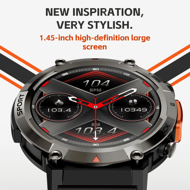 Bluetooth Smart Watch with Flashlight and Health Tracker - Image 6
