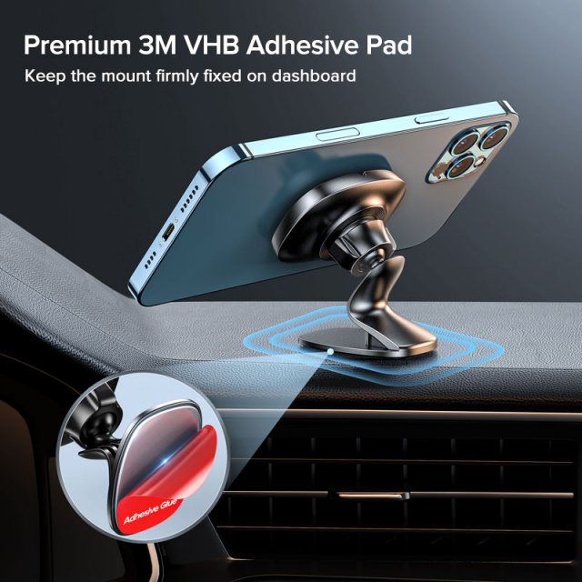 360° Magnetic Car Phone Holder Stand - Image 4