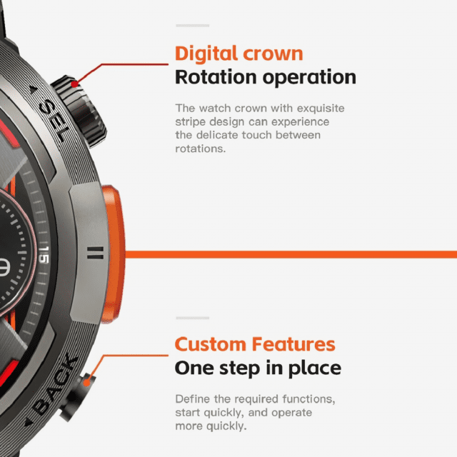 Bluetooth Smart Watch with Flashlight and Health Tracker - Image 5