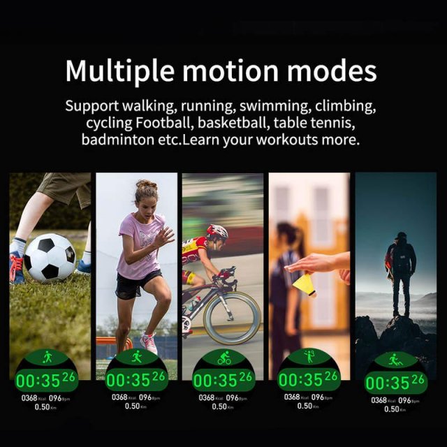 Waterproof Sport Smartwatch with Full Touch Screen & Bluetooth Calling - Image 9