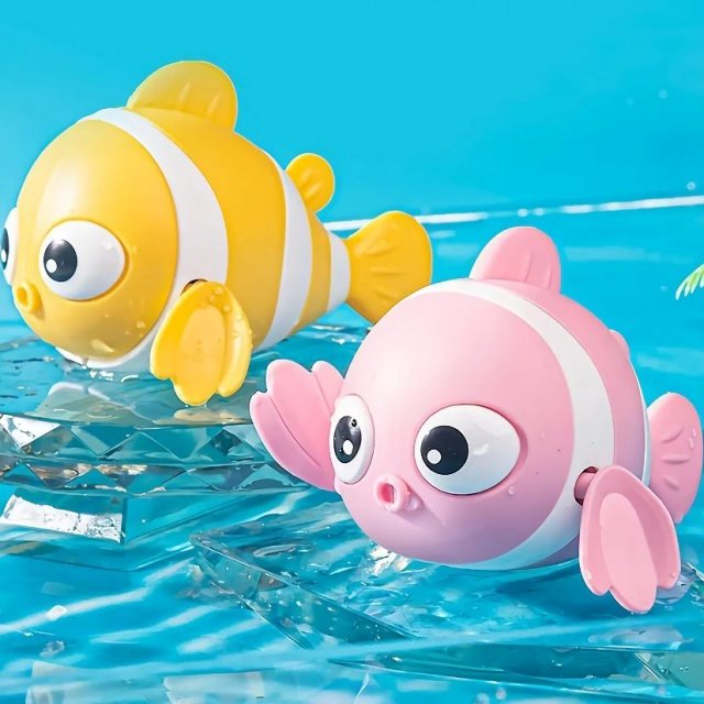 Baby Bath Wind-Up Swimming Fish Toy - Image 3