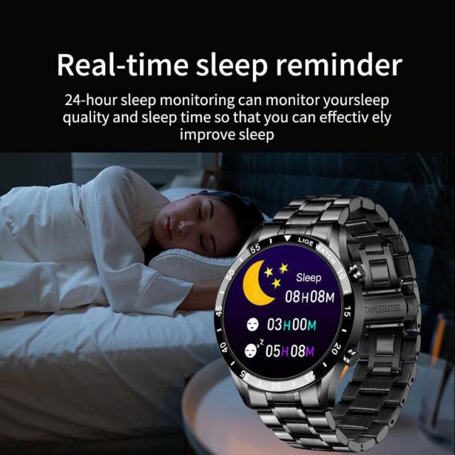Waterproof Sport Smartwatch with Full Touch Screen & Bluetooth Calling - Image 8