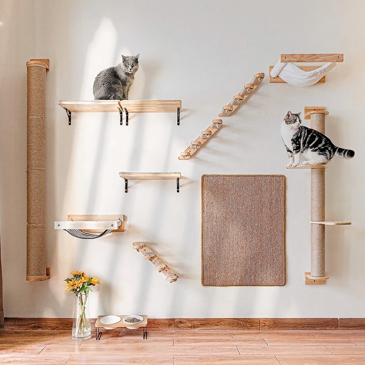 Cat Climbing Shelf Indoor Supplies Pets