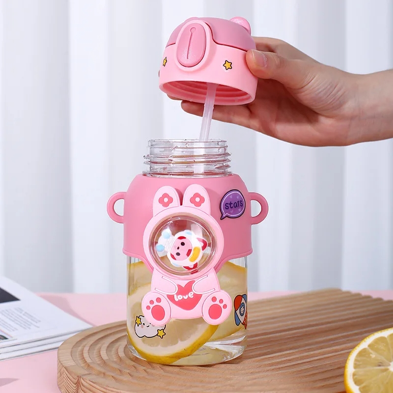 Kids Cartoon Water Bottle 600ML Feeding Kids & Babies