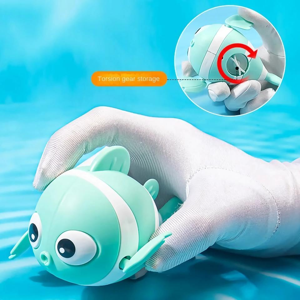 Baby Bath Wind-Up Swimming Fish Toy Baby Care Kids & Babies