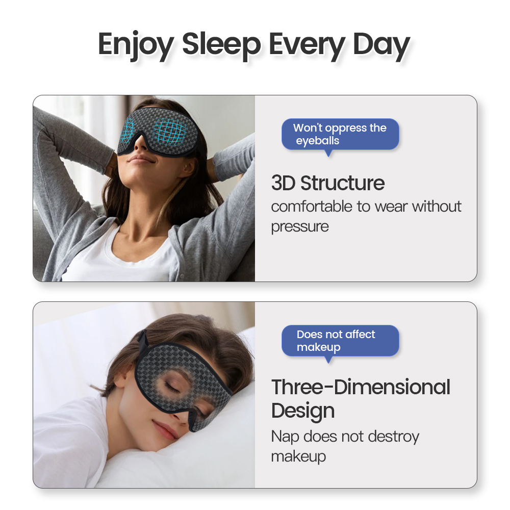 Silk 3D Contoured Sleep Mask Sport & Outdoors Travel Gear