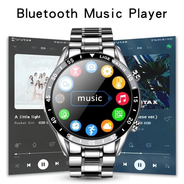 Waterproof Sport Smartwatch with Full Touch Screen & Bluetooth Calling - Image 4