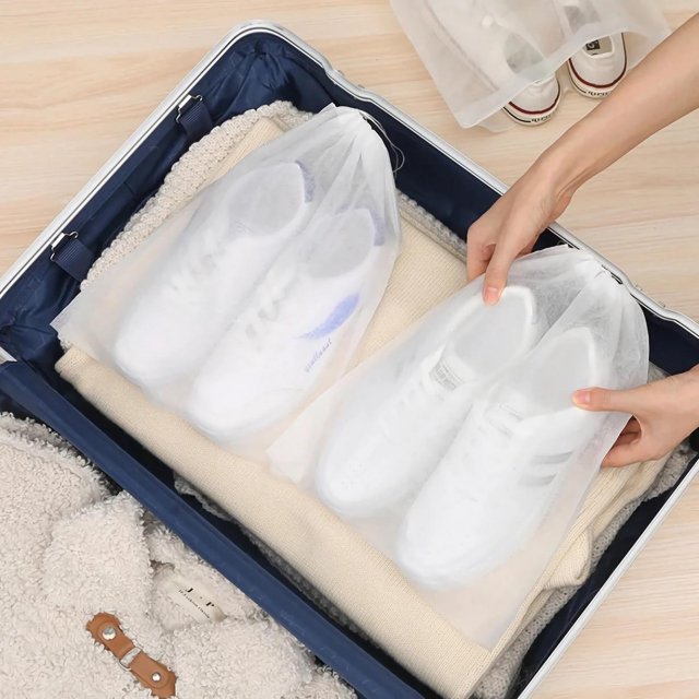 10pcs Portable Waterproof Shoe Storage Bag Set - Image 4
