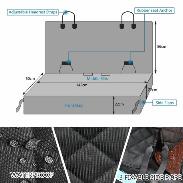 Waterproof Pet Car Seat Cover - Image 6