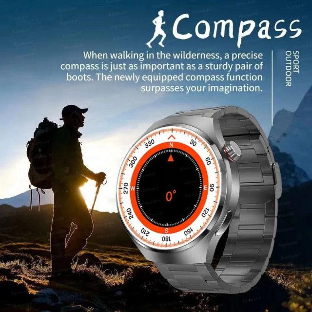 Advanced GPS Smartwatch with AMOLED Display and Health Monitoring - Image 3