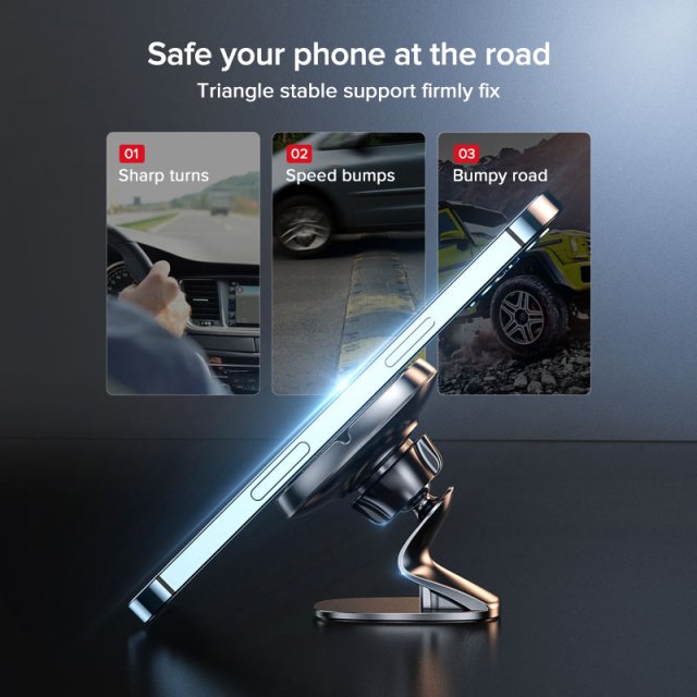 360° Magnetic Car Phone Holder Stand - Image 5