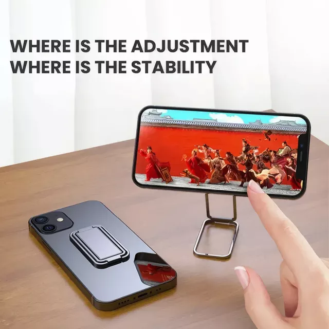 360° Rotating Metal Finger Ring Phone Holder Stand - Image 2