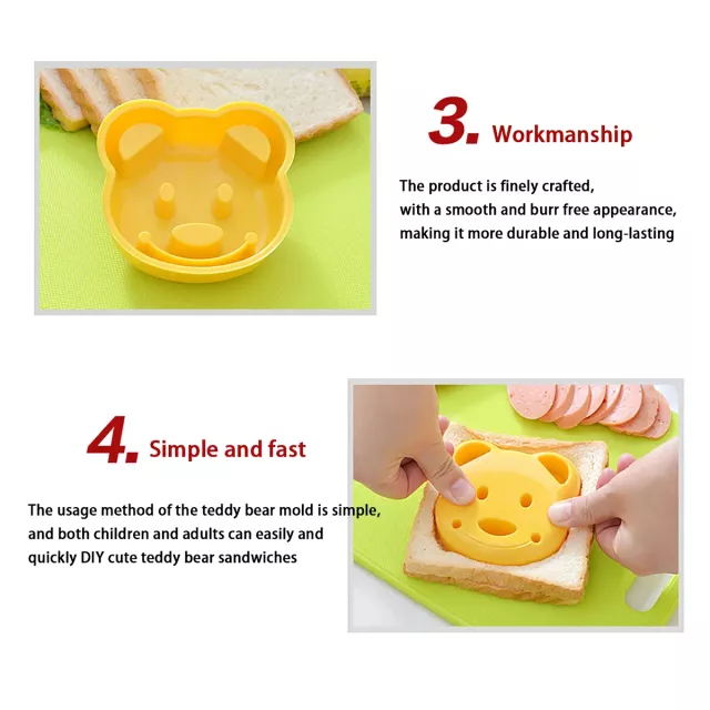 Bear-Shaped Sandwich Cutter - Image 4