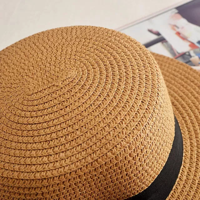 Classic Panama Hat with Bowknot - Image 5