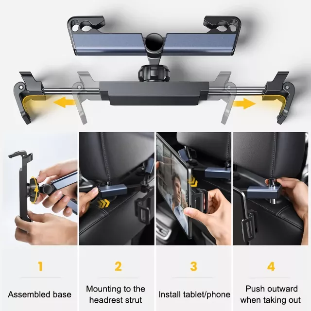 Universal Telescopic Car Phone & Tablet Holder - Image 10