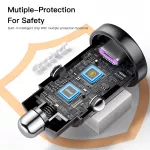30W/45W USB Car Charger Quick Charge 4.0 with USB-A & USB-C Ports 5 7e5ae1b0ff04dc9fda2537f7e68f6e8e.jpg