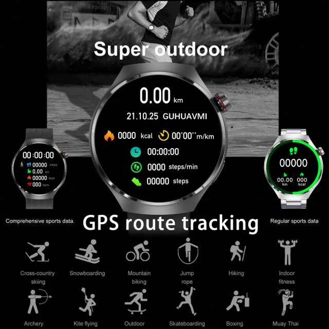 Advanced GPS Smartwatch with AMOLED Display and Health Monitoring - Image 6