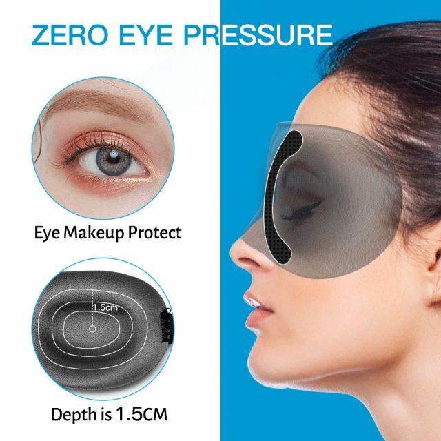 3D Contoured Sleep Mask - Image 3
