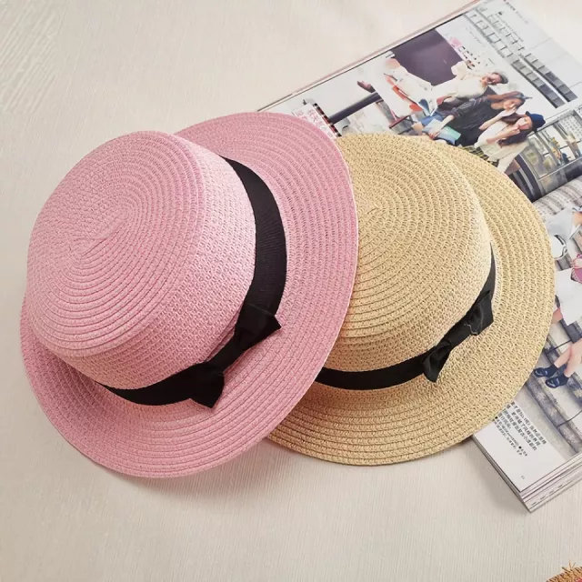 Classic Panama Hat with Bowknot - Image 4