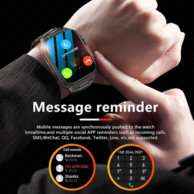 Ultra-Endurance Fitness Tracker Smartwatch with Bluetooth Call and Health Monitoring - Image 5
