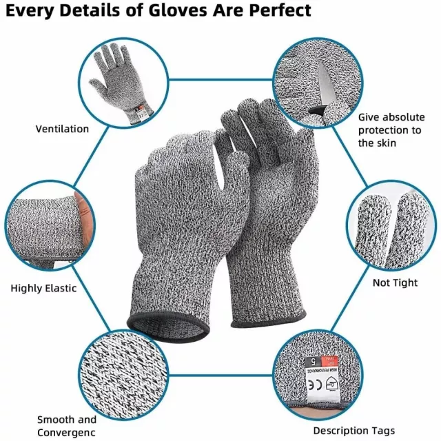 Protection Grade 5 Cut-Resistant Gloves - Image 7