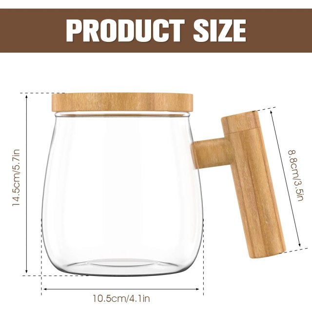 Electric Self Stirring Coffee Mug with Handle - Image 6