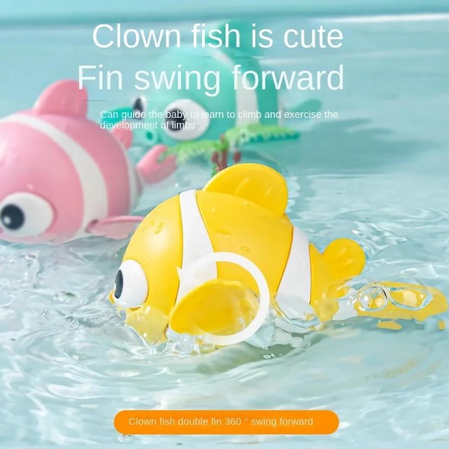 Baby Bath Wind-Up Swimming Fish Toy - Image 4