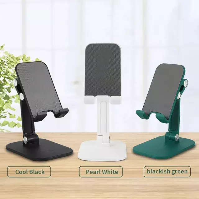 Adjustable Foldable Desk Mobile Phone Holder - Image 7