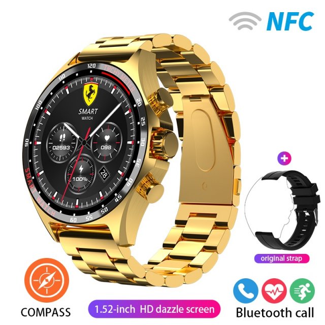 Advanced Outdoor Men's Smart Watch with NFC and IP68 Waterproof Rating - Image 8