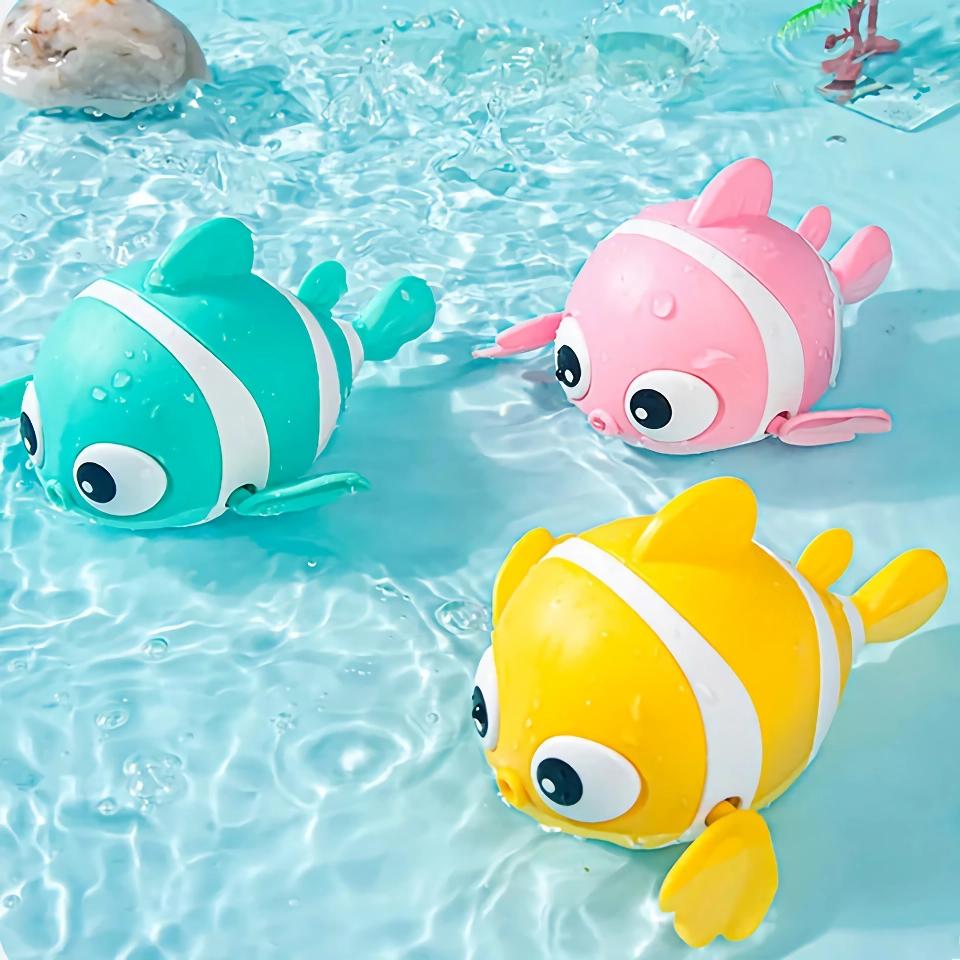 Baby Bath Wind-Up Swimming Fish Toy Baby Care Kids & Babies