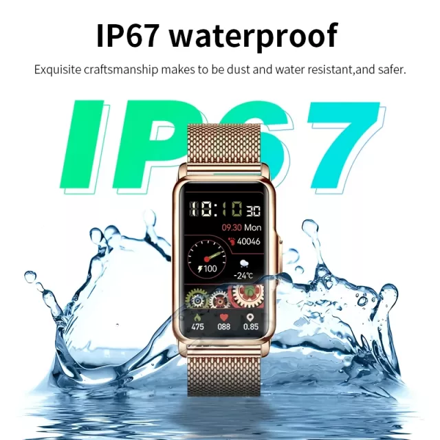 Women's Waterproof, Fitness & Health Tracker Smartwatch - Image 4