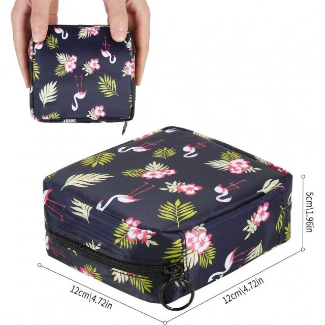 Portable Sanitary Napkin and Cosmetic Storage Bag - Image 7