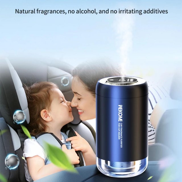 Smart Black Touch Control Car Diffuser & Air Purifier - Image 9
