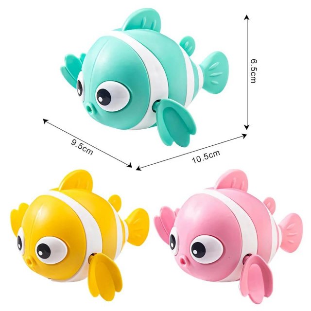 Baby Bath Wind-Up Swimming Fish Toy - Image 9