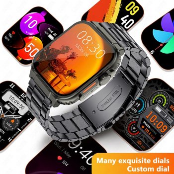 Ultra-Endurance Fitness Tracker Smartwatch with Bluetooth Call and Health Monitoring