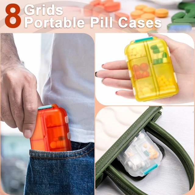 Portable 10-Grid Travel Pill Organizer Box - Image 4