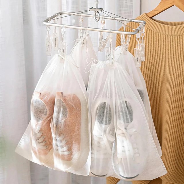 10pcs Portable Waterproof Shoe Storage Bag Set - Image 3