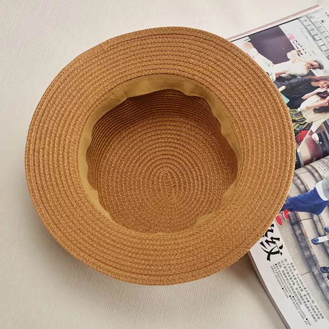 Classic Panama Hat with Bowknot - Image 6