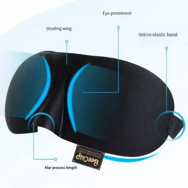 3D Contoured Sleep Mask - Image 2