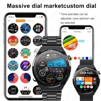 High-Performance AMOLED NFC Smartwatch